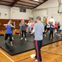 Women's self-defense class